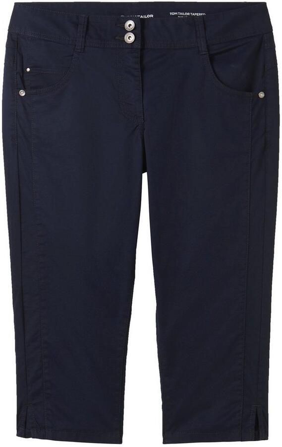 Tom Tailor Capribroek Zomerbroek met dubbele knoopsluiting - Foto 2