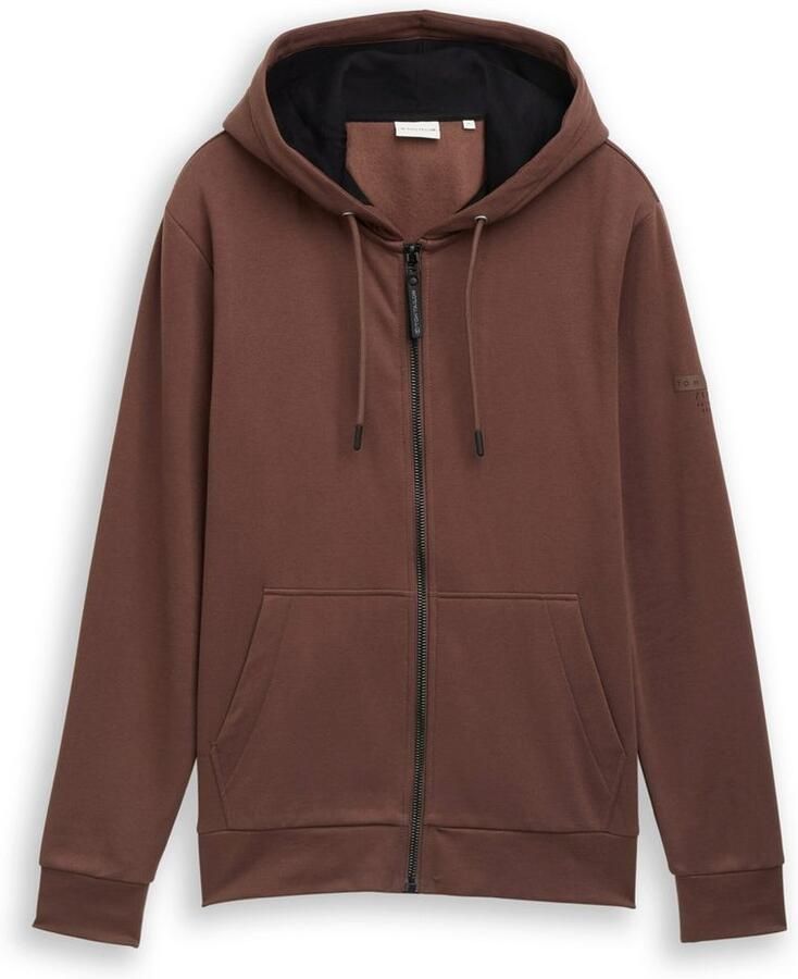 Tom Tailor Capuchonsweatvest met een capuchon