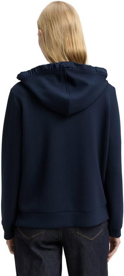 Tom Tailor Capuchonsweatvest met viscose en stretch - Foto 5