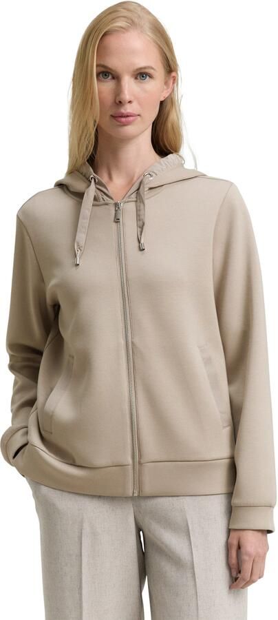 Tom Tailor Capuchonsweatvest met viscose en stretch - Foto 6