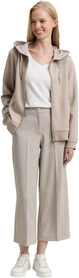 Tom Tailor Capuchonsweatvest met viscose en stretch - Foto 5