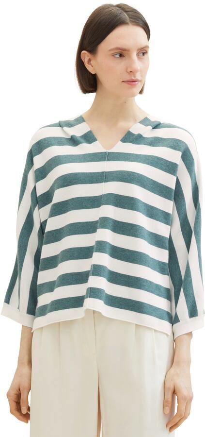 Tom Tailor Pullover met streepmotief en 3 4-mouwen - Foto 6
