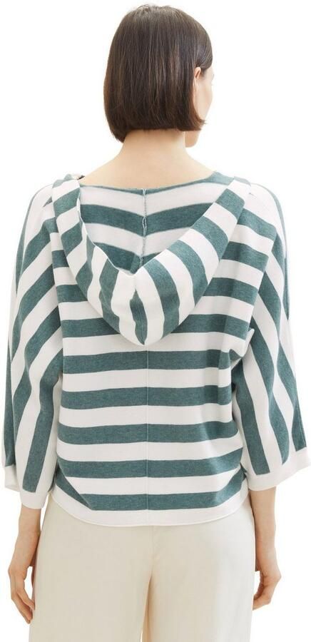 Tom Tailor Pullover met streepmotief en 3 4-mouwen - Foto 4