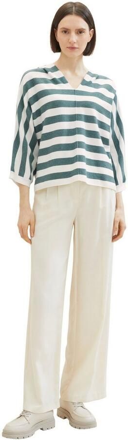 Tom Tailor Pullover met streepmotief en 3 4-mouwen - Foto 5