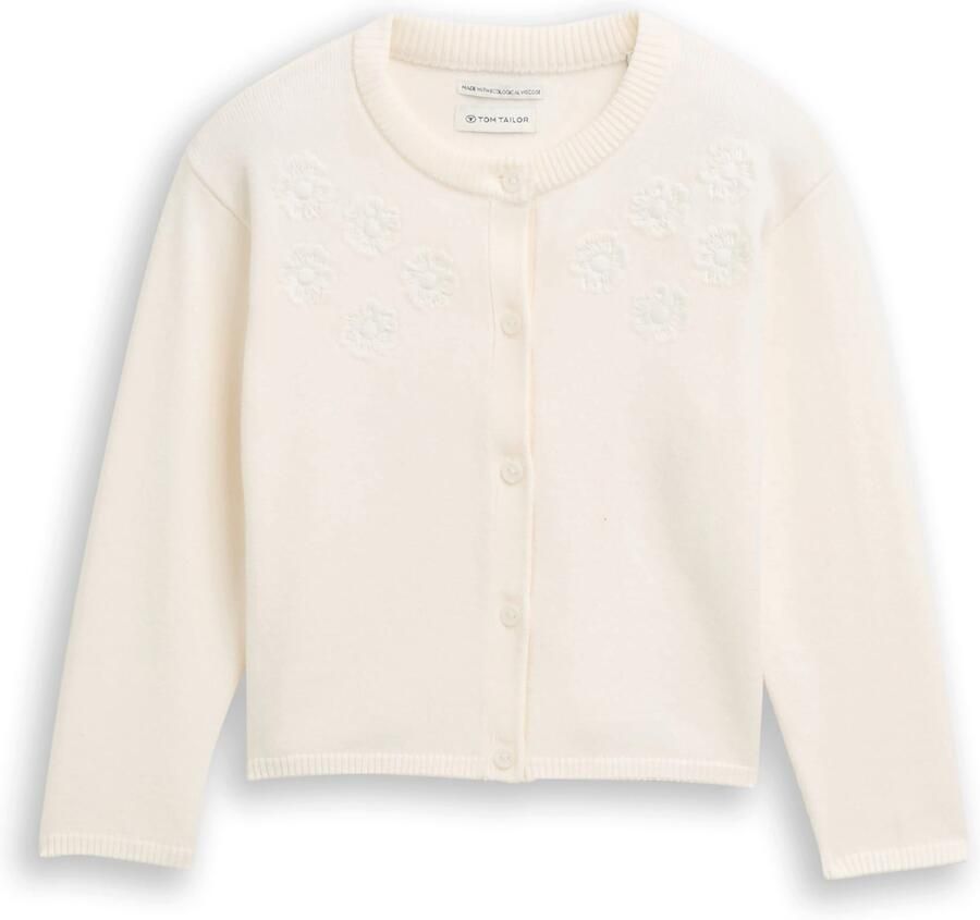 Tom Tailor Cardigan met gestructureerde bloemenpatronen voor meisjes - Foto 2