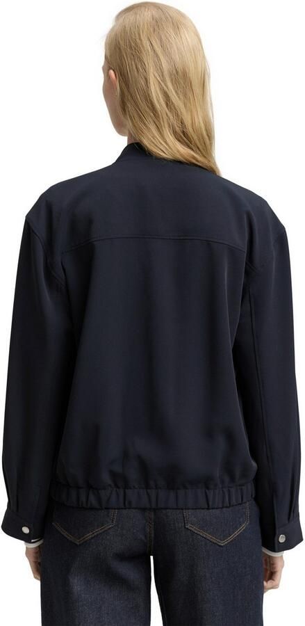 Tom Tailor Cardigan met staande kraag en ritssluiting - Foto 5