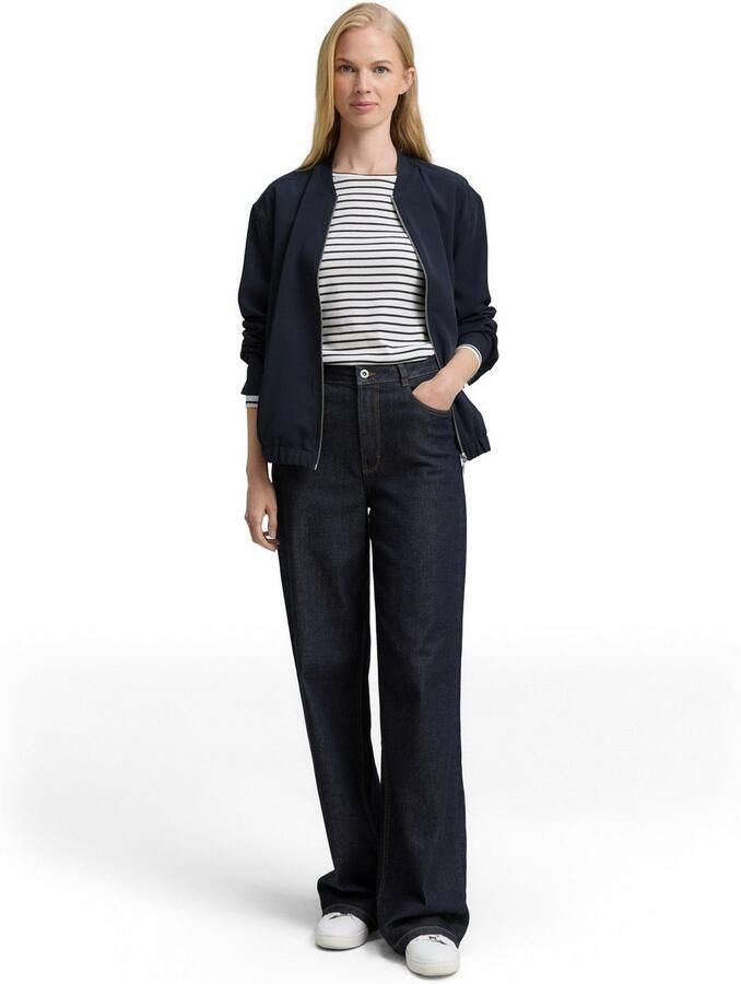 Tom Tailor Cardigan met staande kraag en ritssluiting - Foto 2