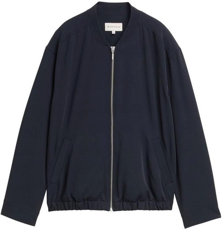 Tom Tailor Cardigan met staande kraag en ritssluiting - Foto 3