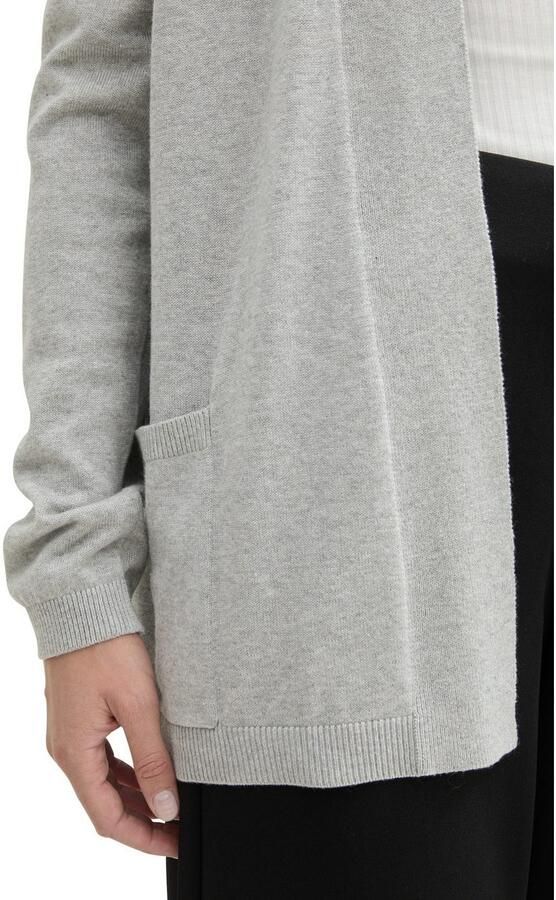 Tom Tailor Cardigan open en met zijzakken - Foto 2
