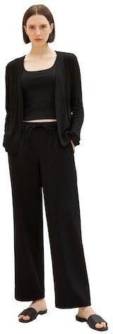 Tom Tailor Gebreid jack van viscosemix met opengewerkt design - Foto 5