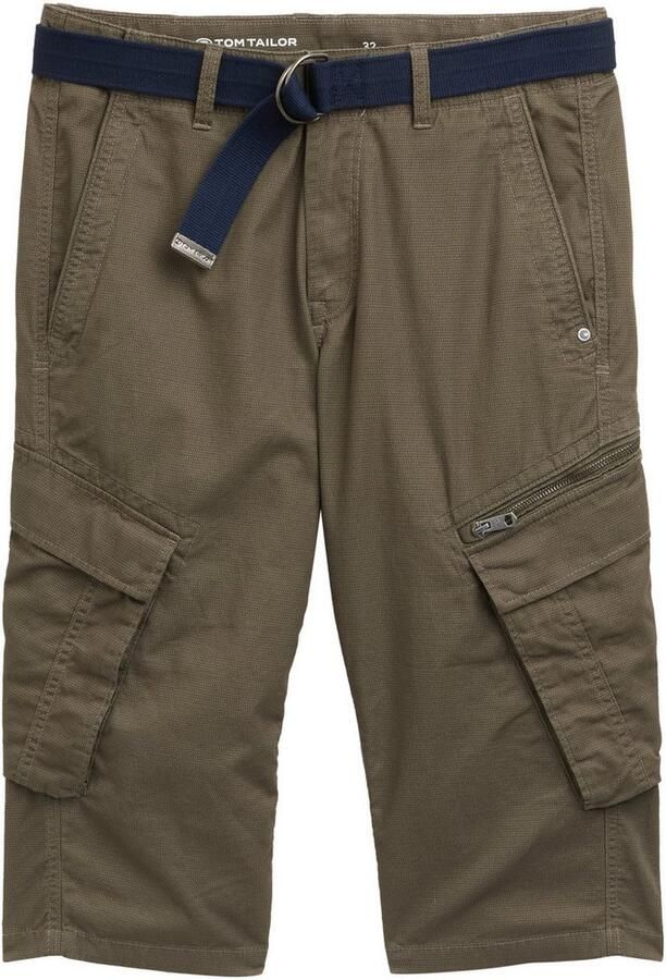 Tom Tailor Cargoshort Zomerbroek met riem (set 2-delig) - Foto 2