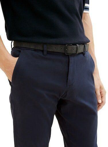 Tom Tailor Chino met een stijlvolle structuur (2-delig Inclusief ceintuur) - Foto 2