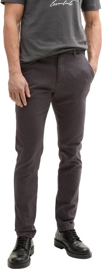 Tom Tailor Chino met een stijlvolle structuur (2-delig Inclusief ceintuur) - Foto 3