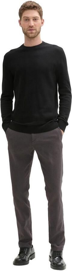 Tom Tailor Chino met een stijlvolle structuur (2-delig Inclusief ceintuur) - Foto 4