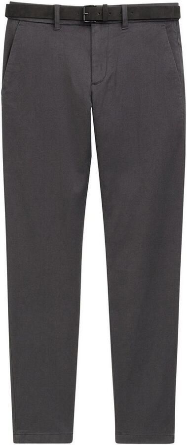 Tom Tailor Chino met een stijlvolle structuur (2-delig Inclusief ceintuur) - Foto 2