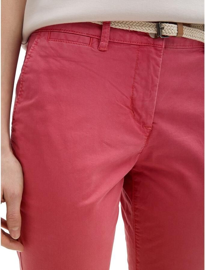 Tom Tailor Slim fit chino met riem