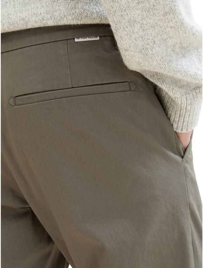 Tom Tailor Regular fit chino met paspelzakken