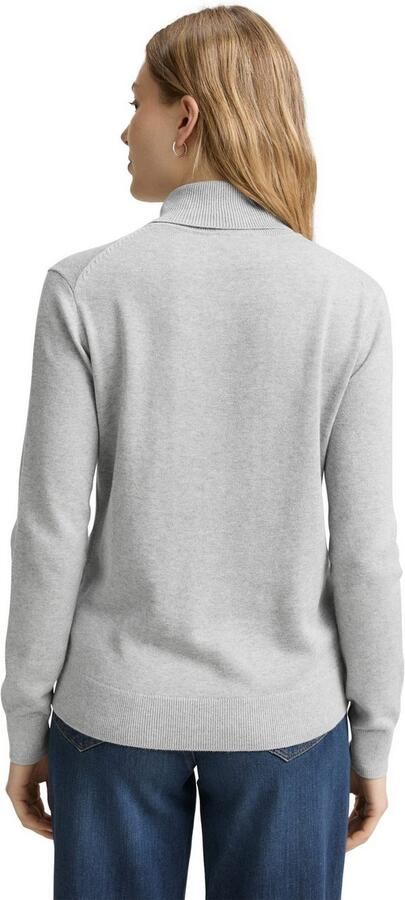 Tom Tailor Regular fit coltrui van een mix van katoen en viscose - Foto 4