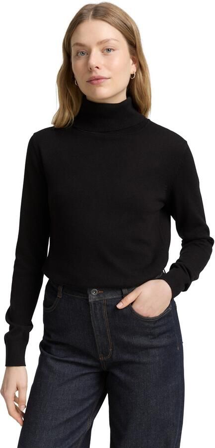 Tom Tailor Regular fit coltrui van een mix van katoen en viscose - Foto 6