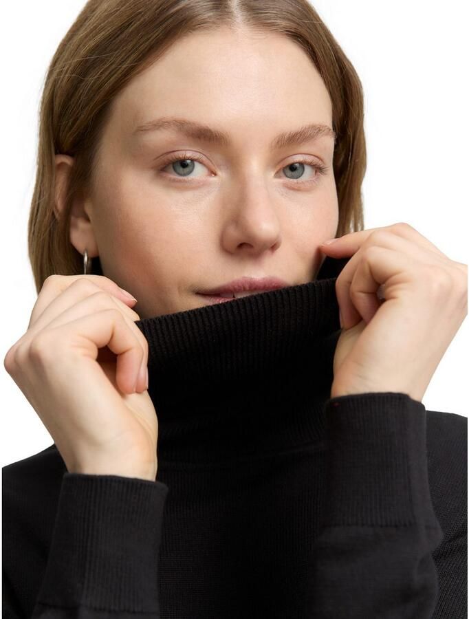 Tom Tailor Regular fit coltrui van een mix van katoen en viscose - Foto 2