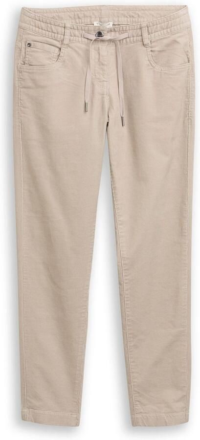 Tom Tailor Korte corduroy broek van katoenmix - Foto 5