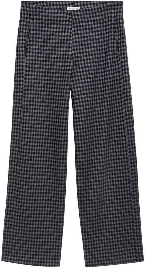 Tom Tailor Culotte Zomerbroek met ruitjesmotief - Foto 2