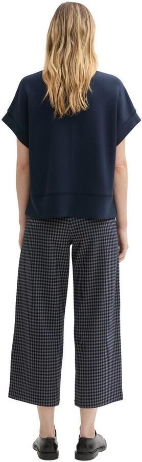 Tom Tailor Culotte Zomerbroek met ruitjesmotief - Foto 4