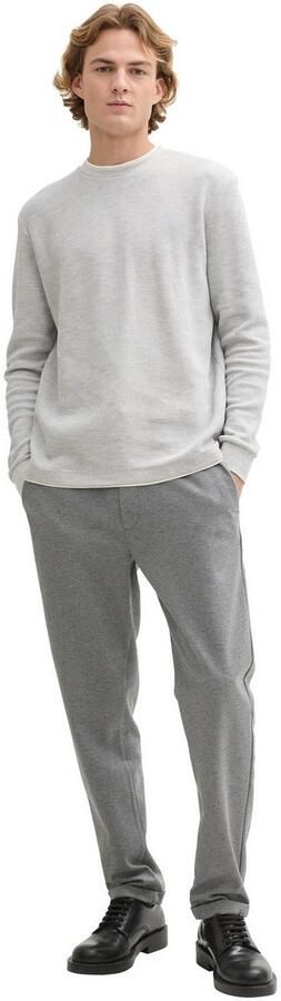 Tom Tailor Denim 2-in-1-shirt met lange mouwen met ribstructuur - Foto 4