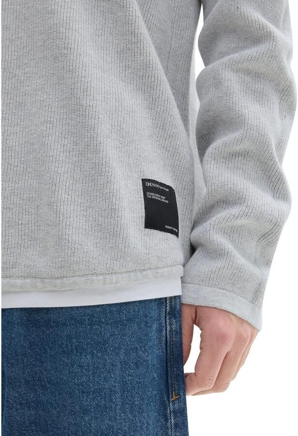 Tom Tailor Denim 2-in-1-trui met structuur - Foto 2