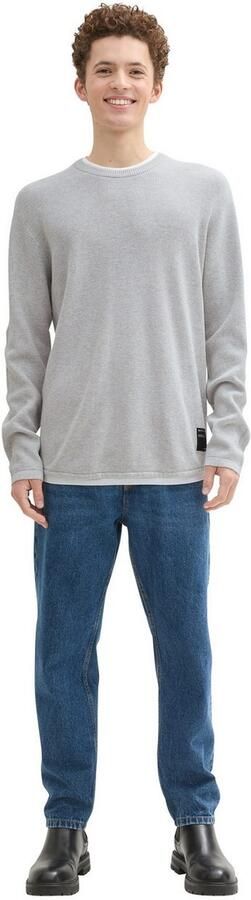 Tom Tailor Denim 2-in-1-trui met structuur - Foto 4