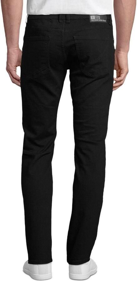 Tom Tailor Denim 5-pocket jeans PIERS met geruit patroon - Foto 4