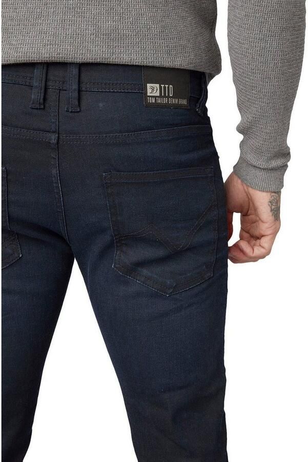 Tom Tailor Denim 5-pocket jeans PIERS met geruit patroon - Foto 2