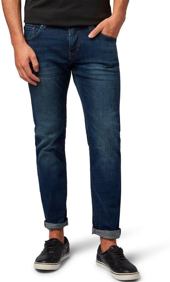 Tom Tailor Denim 5-pocket jeans PIERS met geruit patroon - Foto 5