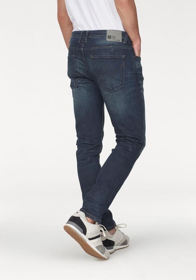 Tom Tailor Denim 5-pocket jeans PIERS met geruit patroon - Foto 9