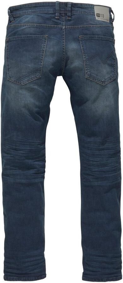 Tom Tailor Denim 5-pocket jeans PIERS met geruit patroon - Foto 7