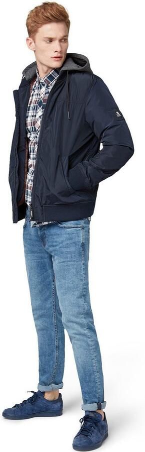 Tom Tailor Denim 5-pocket jeans PIERS met geruit patroon - Foto 8