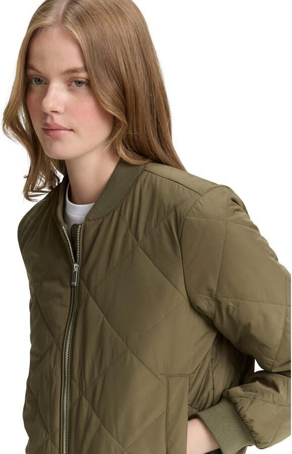 Tom Tailor Denim Regular fit collegejack met doorgestikte naden - Foto 3