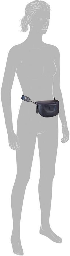 Tom Tailor Denim Buiktasje Rosie Canvas in tweekleurige look met gedrukte contrasterende strepen - Foto 4