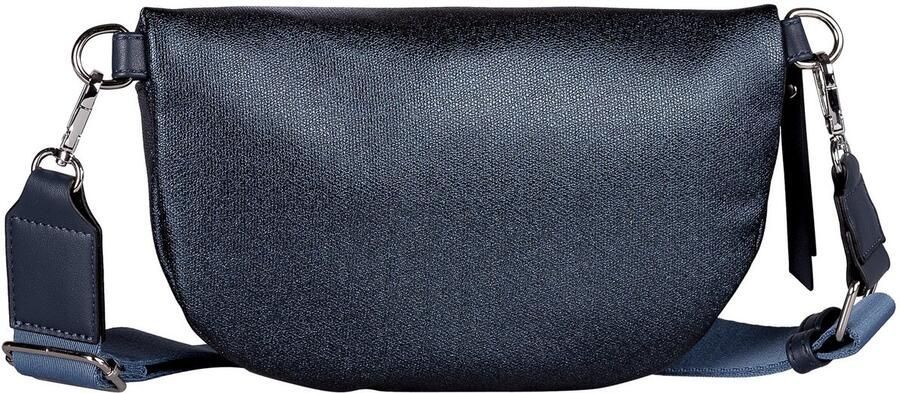 Tom Tailor Denim Buiktasje Rosie Canvas in tweekleurige look met gedrukte contrasterende strepen - Foto 3