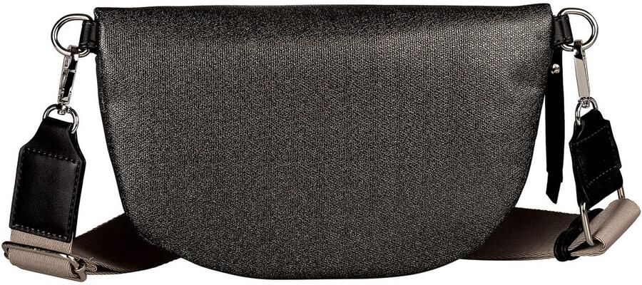 Tom Tailor Denim Buiktasje Rosie Canvas in tweekleurige look met gedrukte contrasterende strepen - Foto 3