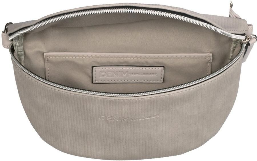 Tom Tailor Denim Buiktasje Rosie Cord functioneel en van kunstleer in winterlook van cord