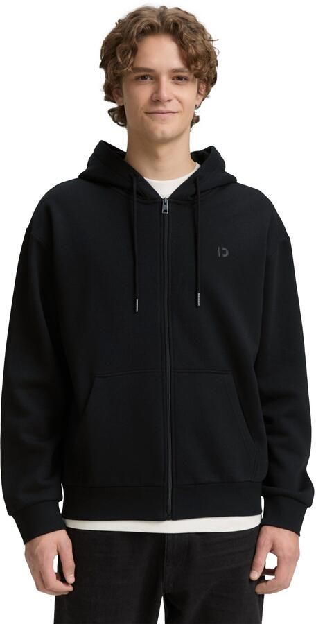 Tom Tailor Denim Capuchonsweatvest met geborduurd logo - Foto 6