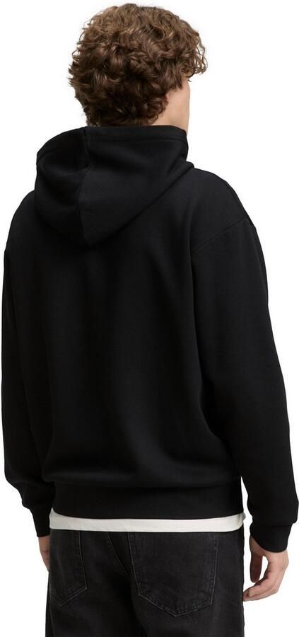 Tom Tailor Denim Capuchonsweatvest met geborduurd logo - Foto 4