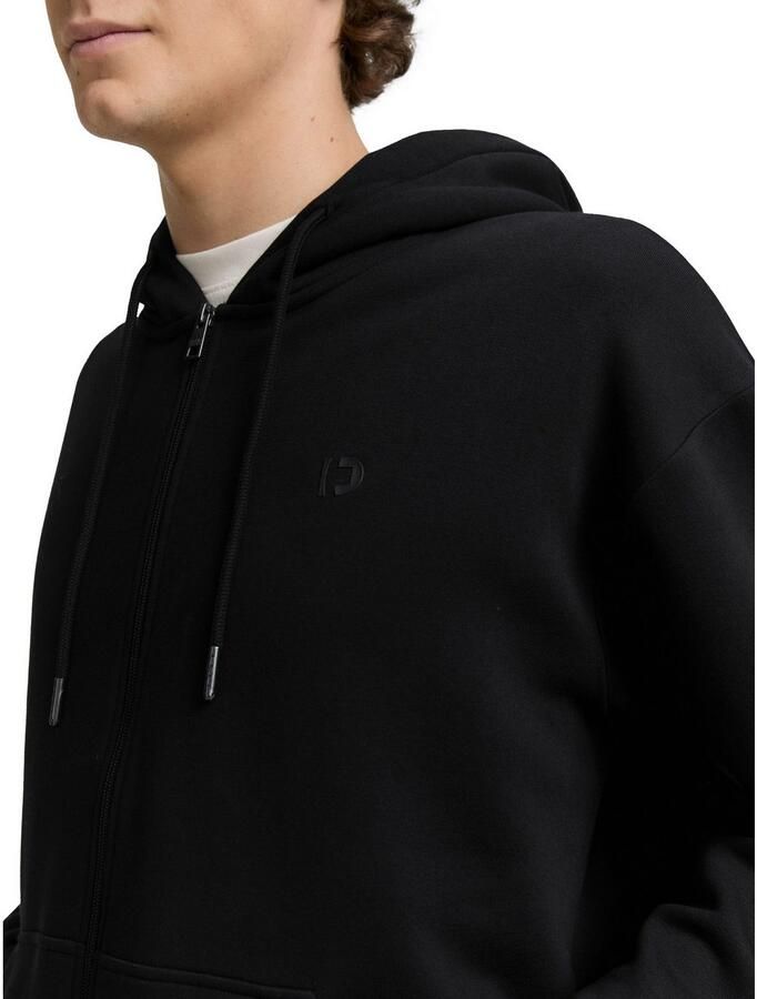 Tom Tailor Denim Capuchonsweatvest met geborduurd logo - Foto 2