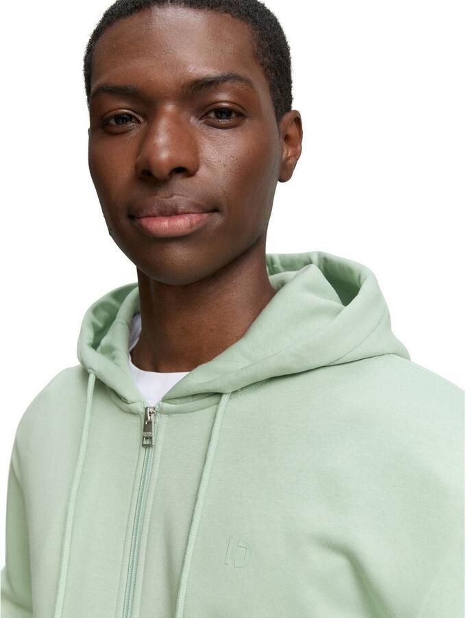 Tom Tailor Denim Capuchonsweatvest met geborduurd logo - Foto 3