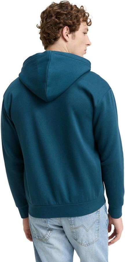 Tom Tailor Denim Capuchonsweatvest met geborduurd logo - Foto 4