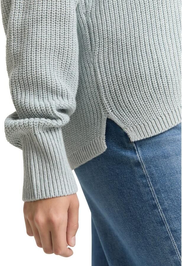 Tom Tailor Denim Cardigan met breistructuur en knoopsluiting - Foto 3