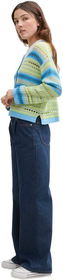 Tom Tailor Denim Cardigan met streepmotief - Foto 5