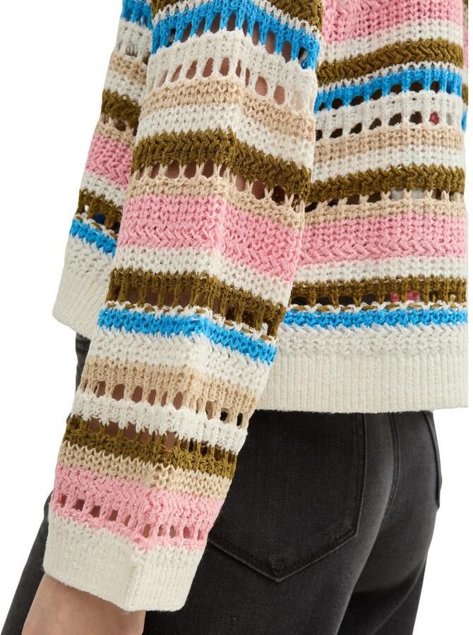 Tom Tailor Denim Cardigan met streepmotief - Foto 2