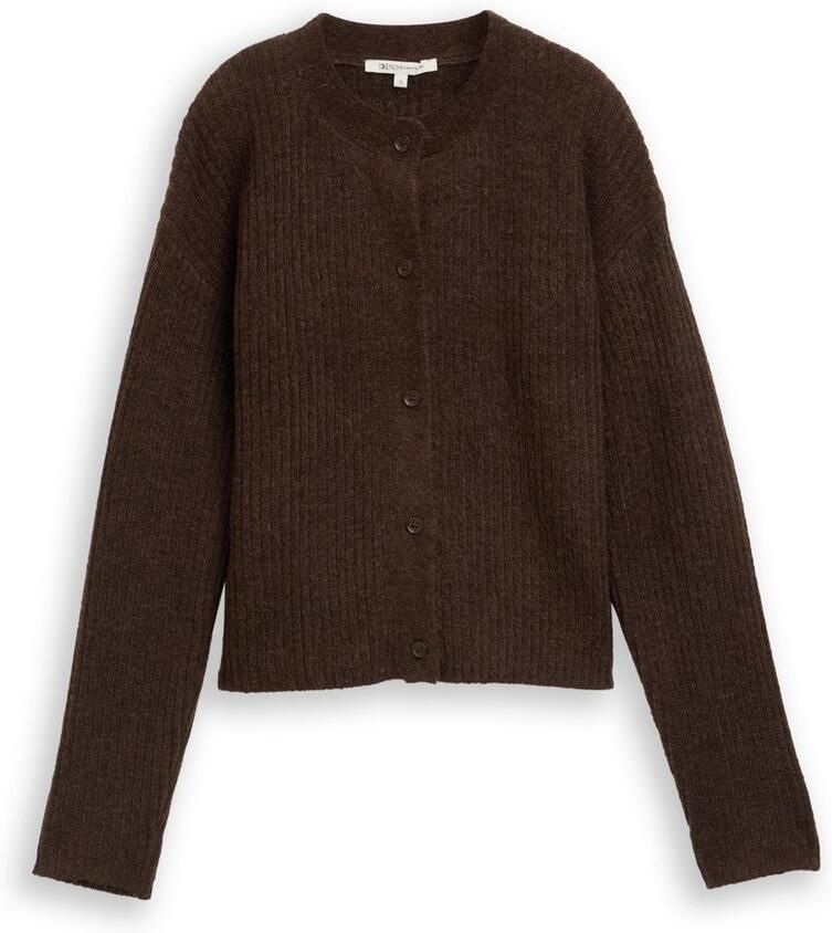 Tom Tailor Denim Cardigan met structuur